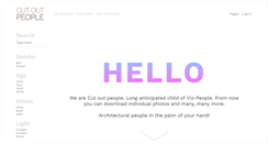 Desktop Screenshot of cutoutpeople.com